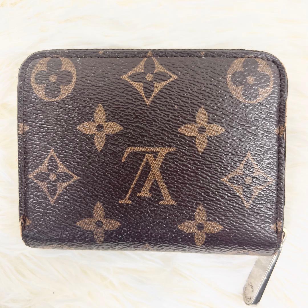 ルイヴィトン ケース ジッピーパース モノグラム 茶 小銭入れ 財布