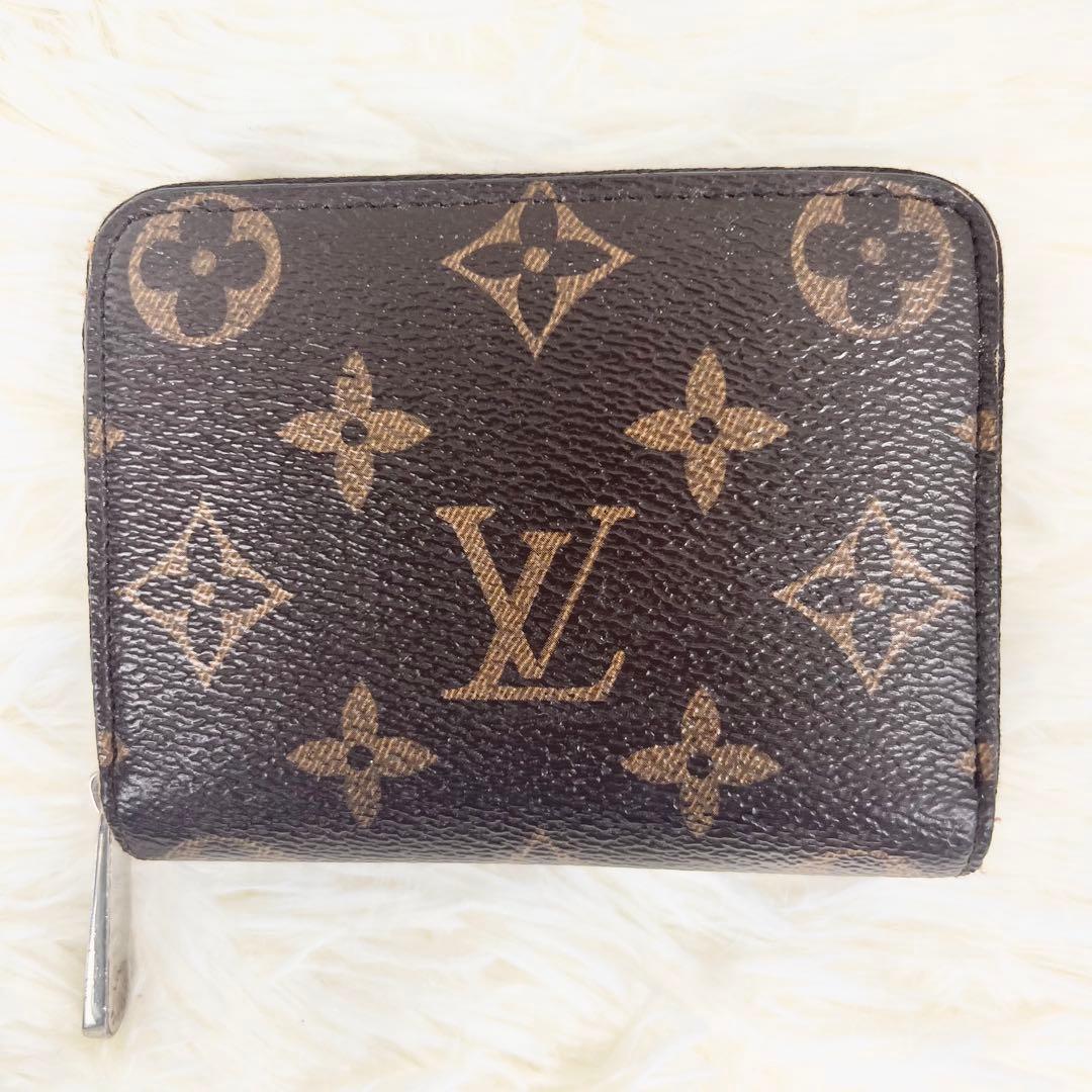 ルイヴィトン ケース ジッピーパース モノグラム 茶 小銭入れ 財布