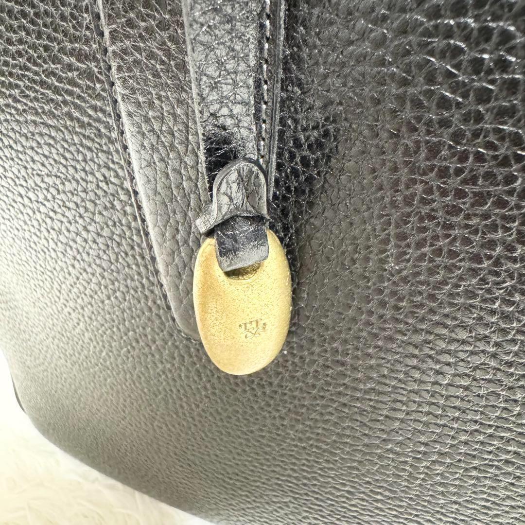 美品✨ トフアンドロードストーン トートバッグ ビジネス A4 レザー ブラック