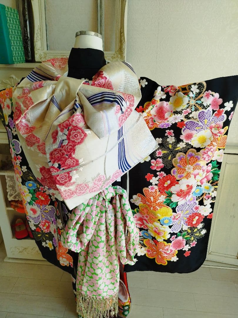 専用です☆ブランドmaomao新品着物フルセット☆七五三７歳さんに