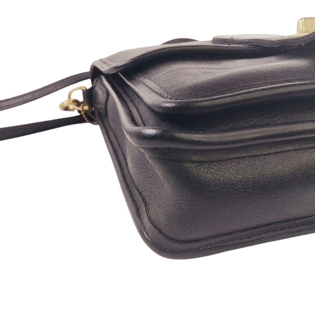 【COACH/オールドコーチ】美品 2way ショルダー バッグ 黒 米国製