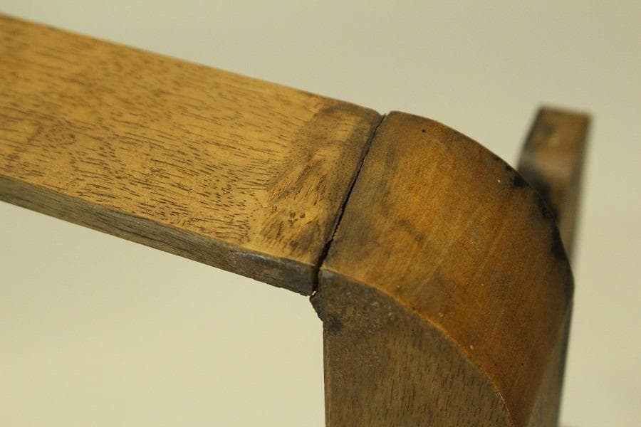 武具 日本刀 刀掛 黒柿 時代物(ZE651)