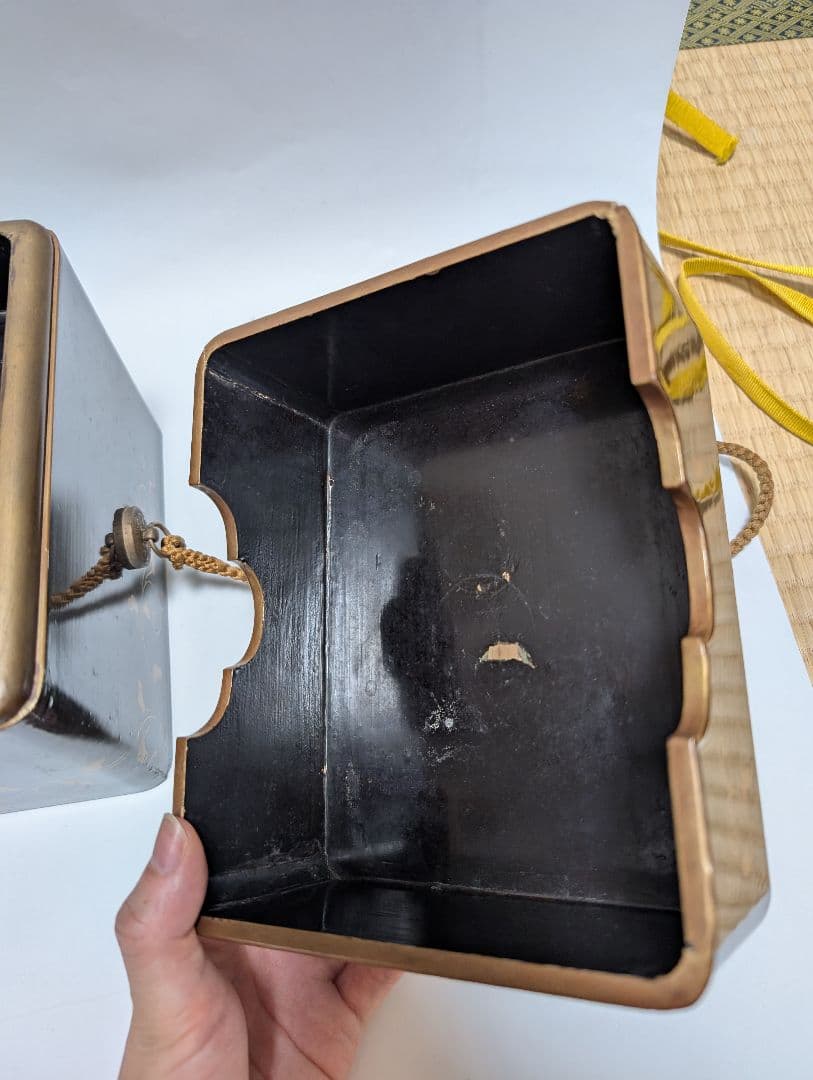 【骨董品】蒔絵手箱