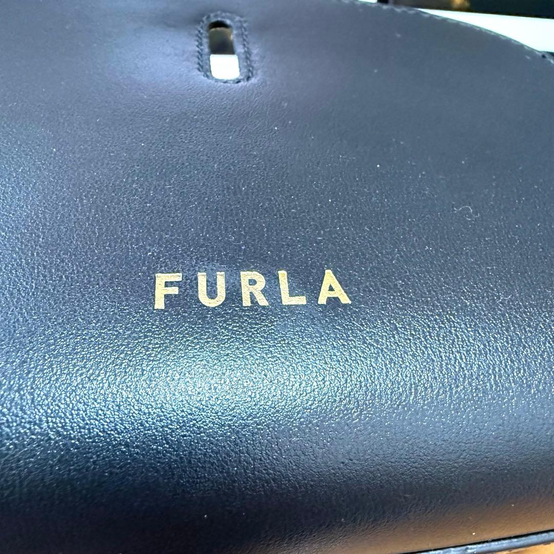 ✨美品✨フルラ ジェネシス S 2WAY ターンロック バッグ ブラック