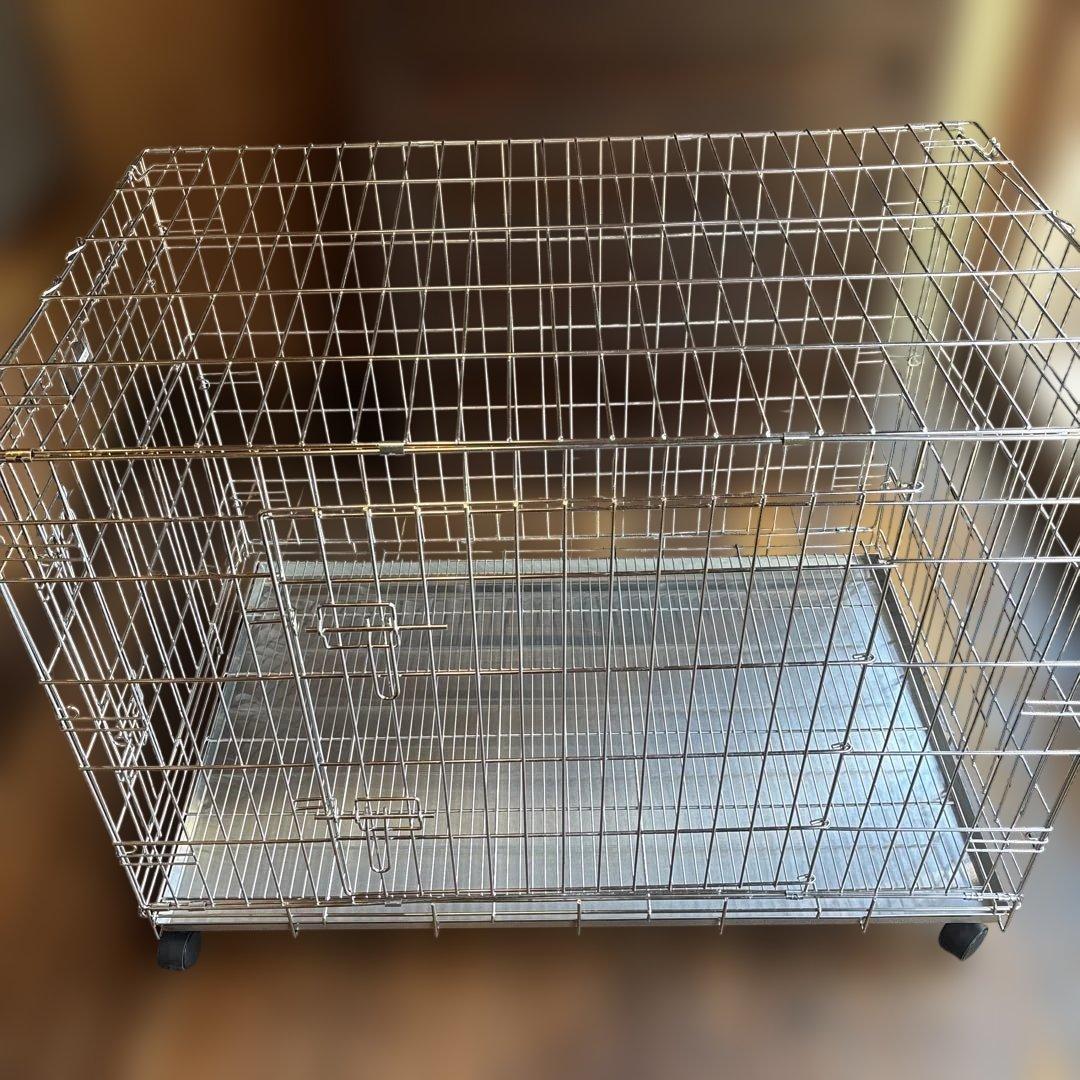 SIMPLY+】 ステンレス製大型ペットケージ