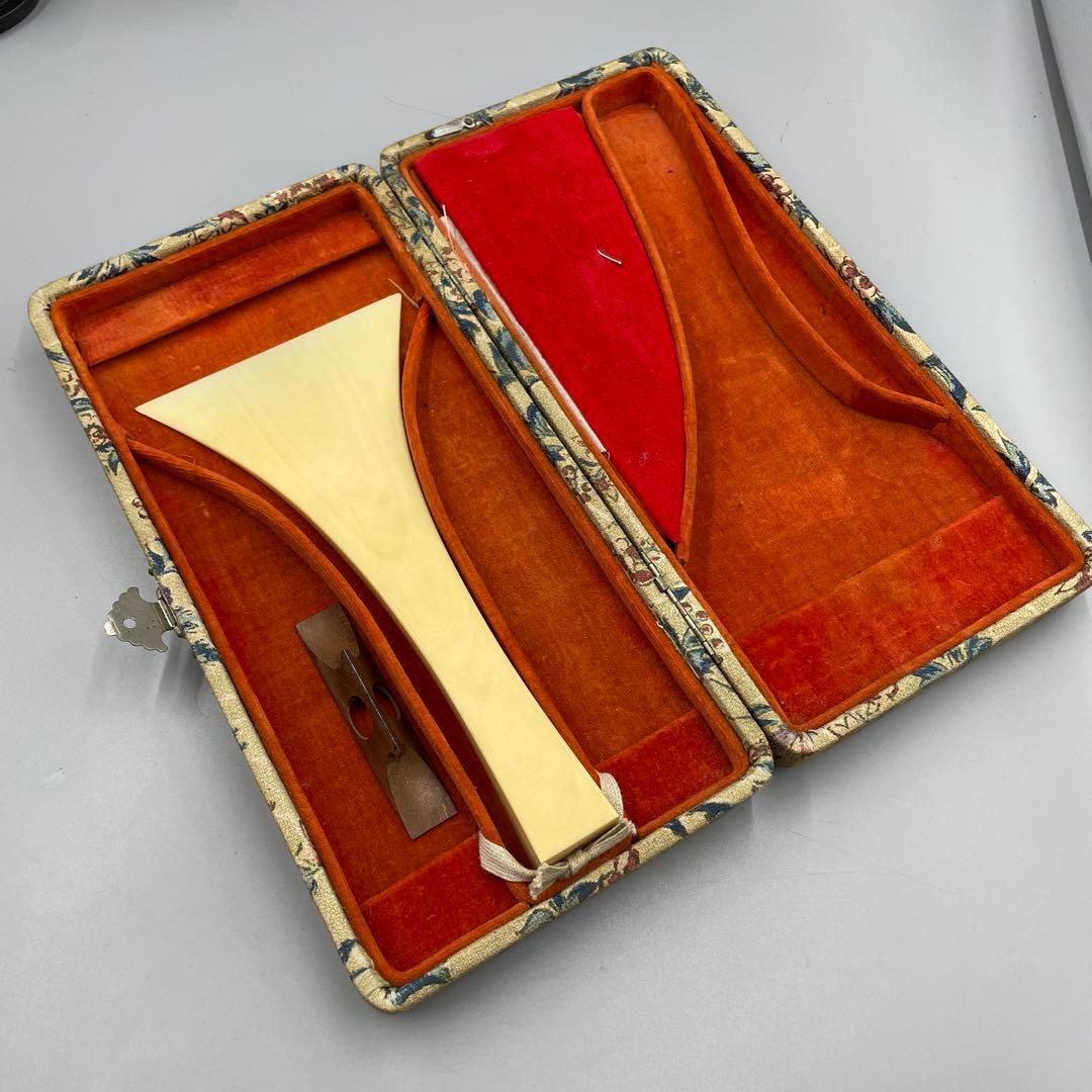 239ヴィンテージ 天然素材 三味線バチ 重さ約90g