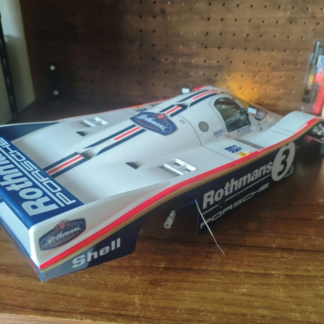 4*！様 タミヤ　ポルシェ956 ボディ　電飾施工済