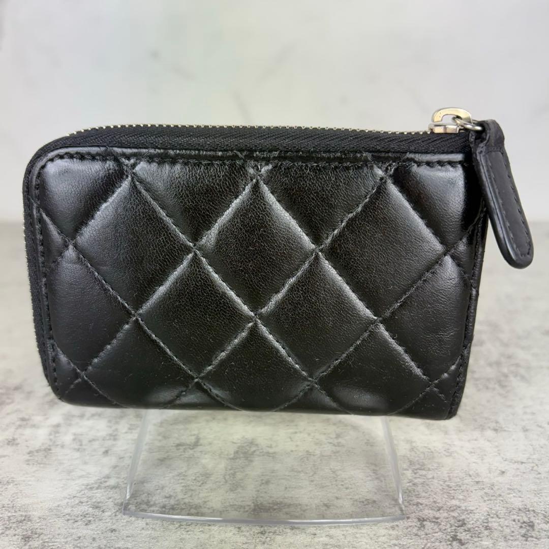 CHANEL シャネル　ラムスキンケース　カードケース　財布