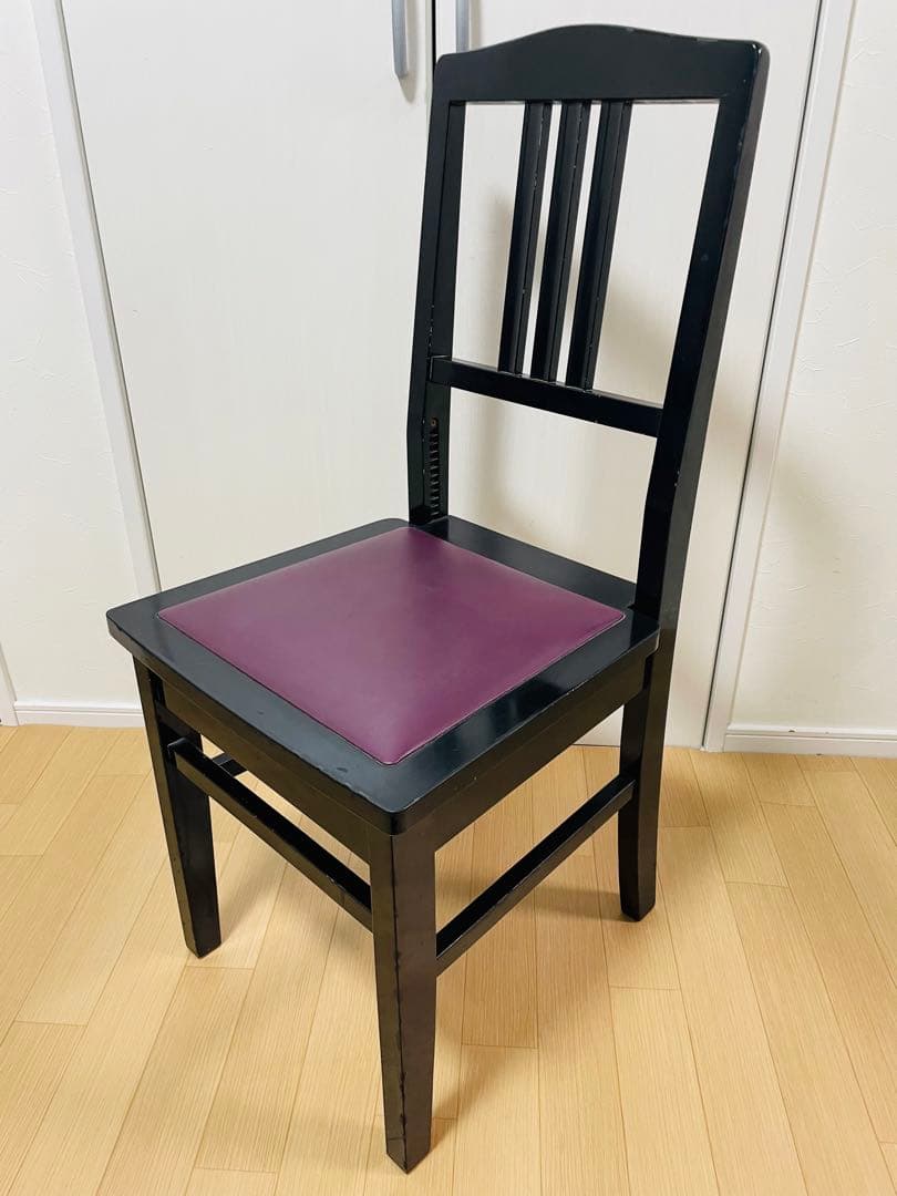 YAMAHA付属トムソン椅子茶色ウォールナットピアノ椅子