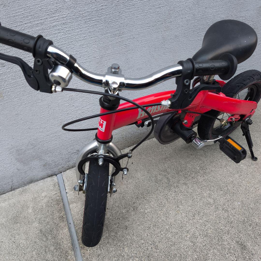 へんしんバイク 12インチ Henshin Bikeレッド スタンド付 - メルカリ