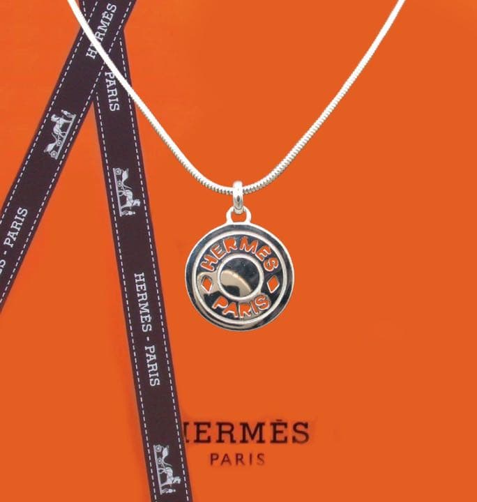 美品 HERMES クリアランス エルメス セリエ ペンダント ネックレス