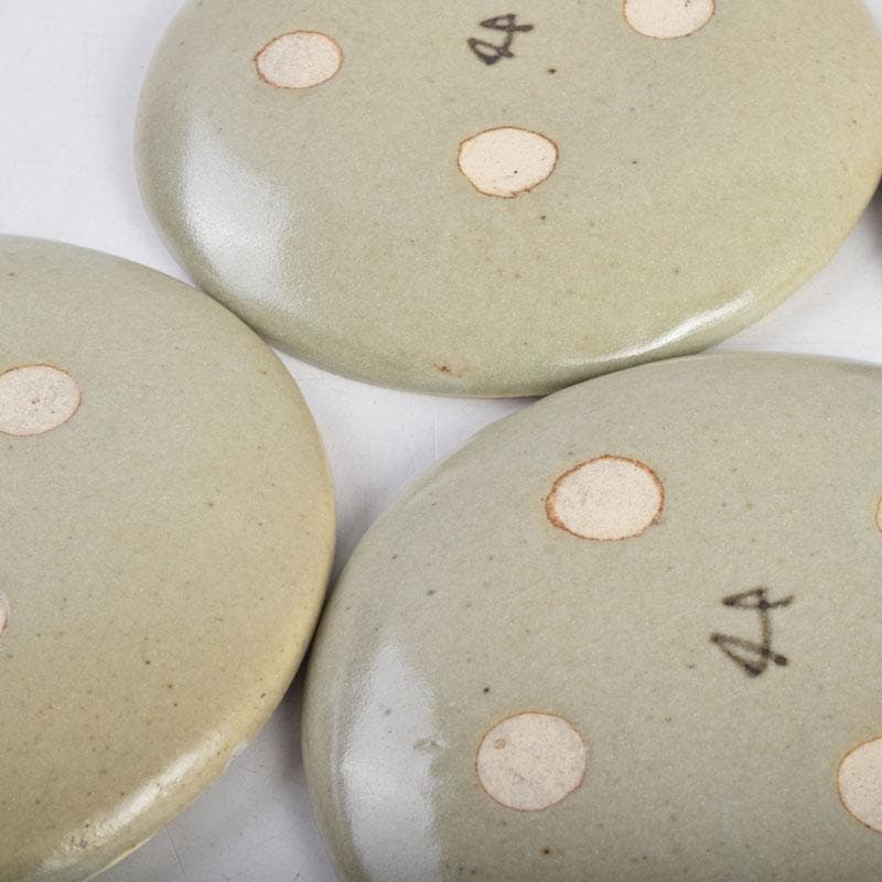 和食器　茶懐石　幸兵衛窯　絵変　銘々皿　五客　共箱　6点まとめて　V　8932A