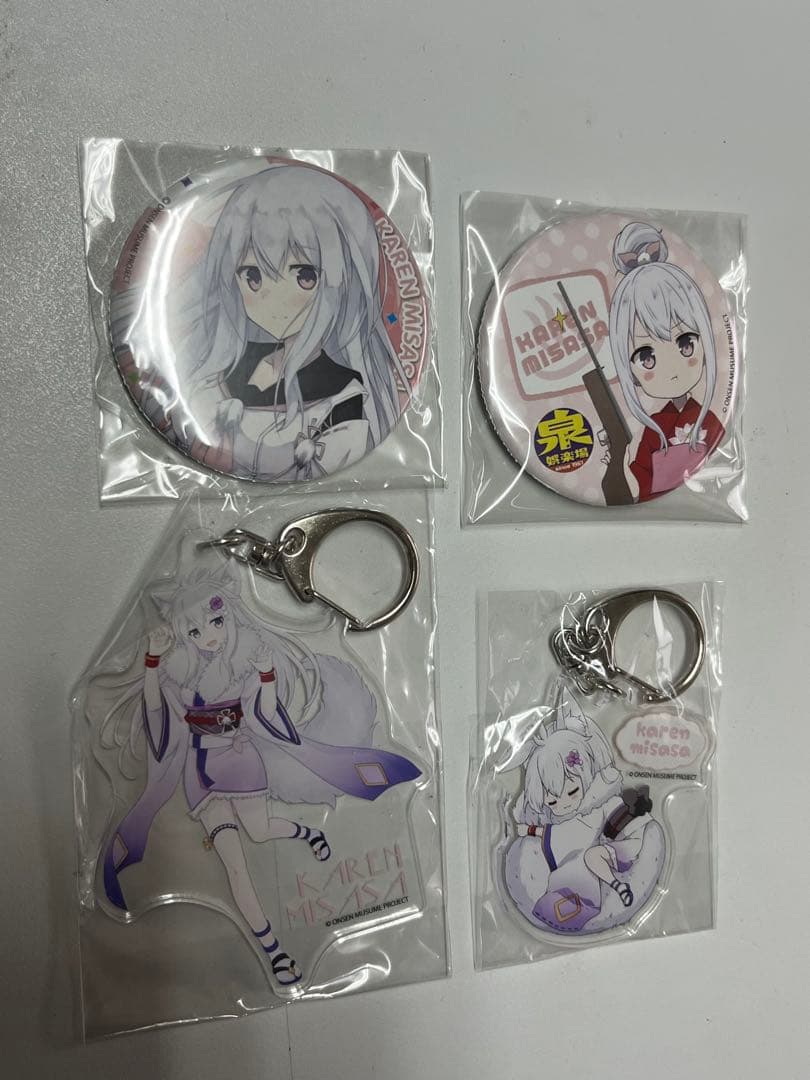 温泉むすめ三朝歌蓮缶バッジ、アクリルキーホルダー - メルカリ