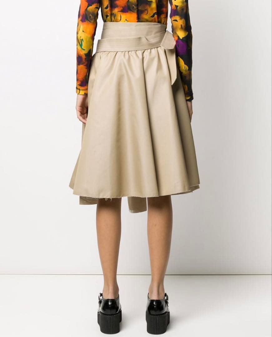 出品12/31まで・JUNYA WATANABE 変形トレンチスカート S