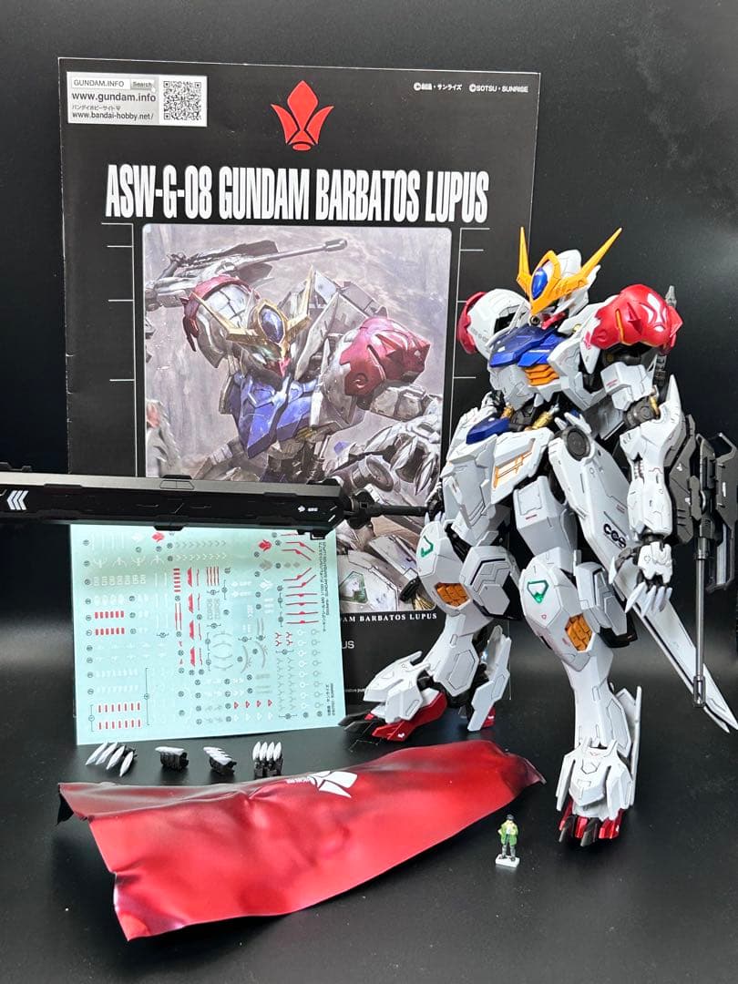 MG ガンダムバルバトスルプス 全塗装済み完成品マント鉄血の