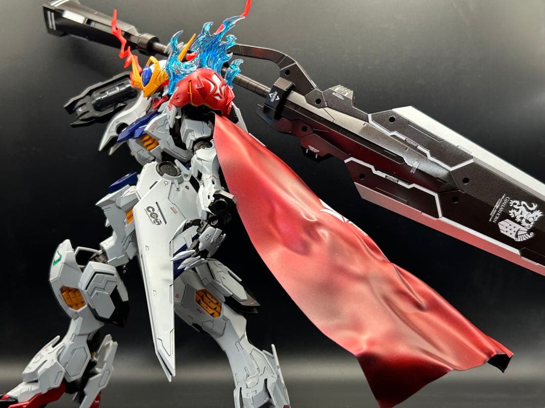 MG ガンダムバルバトスルプス 全塗装済み完成品マント鉄血の