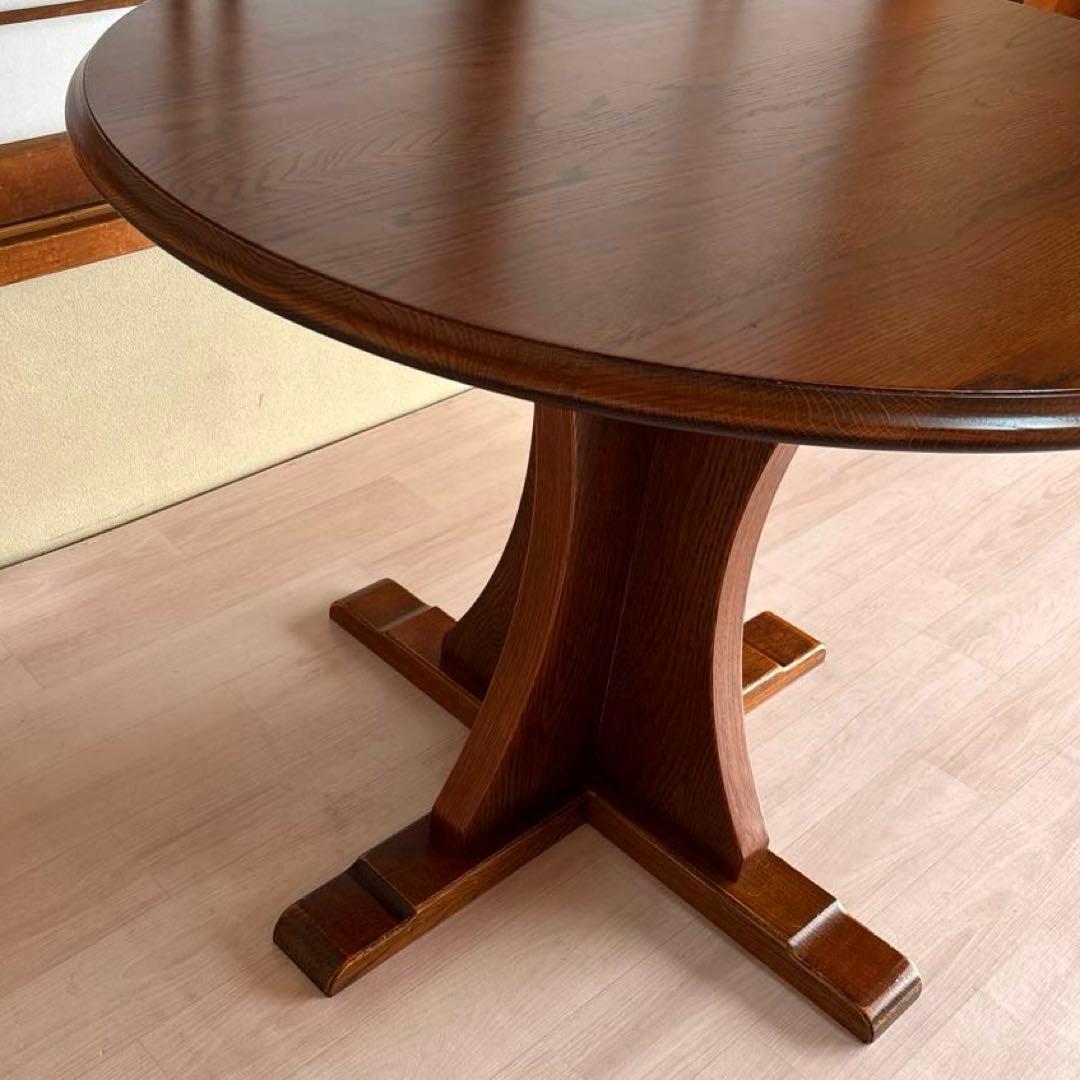 【美品】三越 ブルージュ ラウンドテーブル