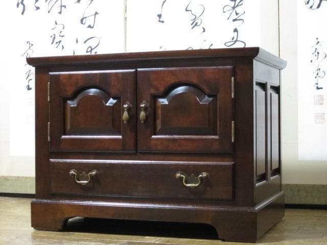 松本民芸家具 ミズメザクラ 無垢材 キャビネット/ローボード/ナイト