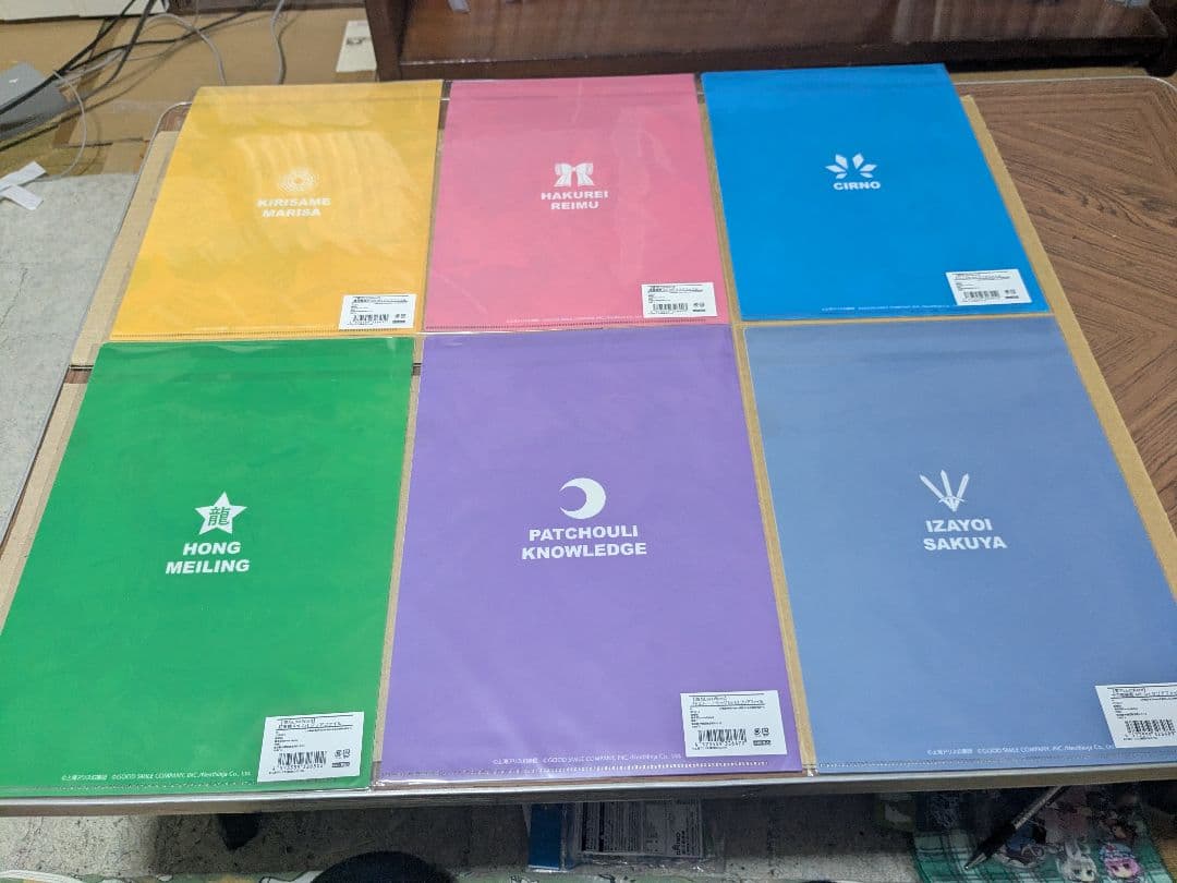 激レア東方LostWord＆Ani-Art A4クリアファイル全種類セット 激レア