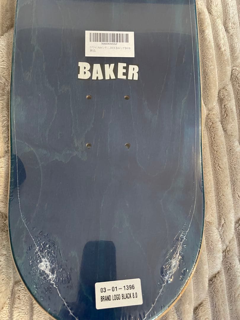 【新品】BAKER スケートボード デッキ 8.0インチ