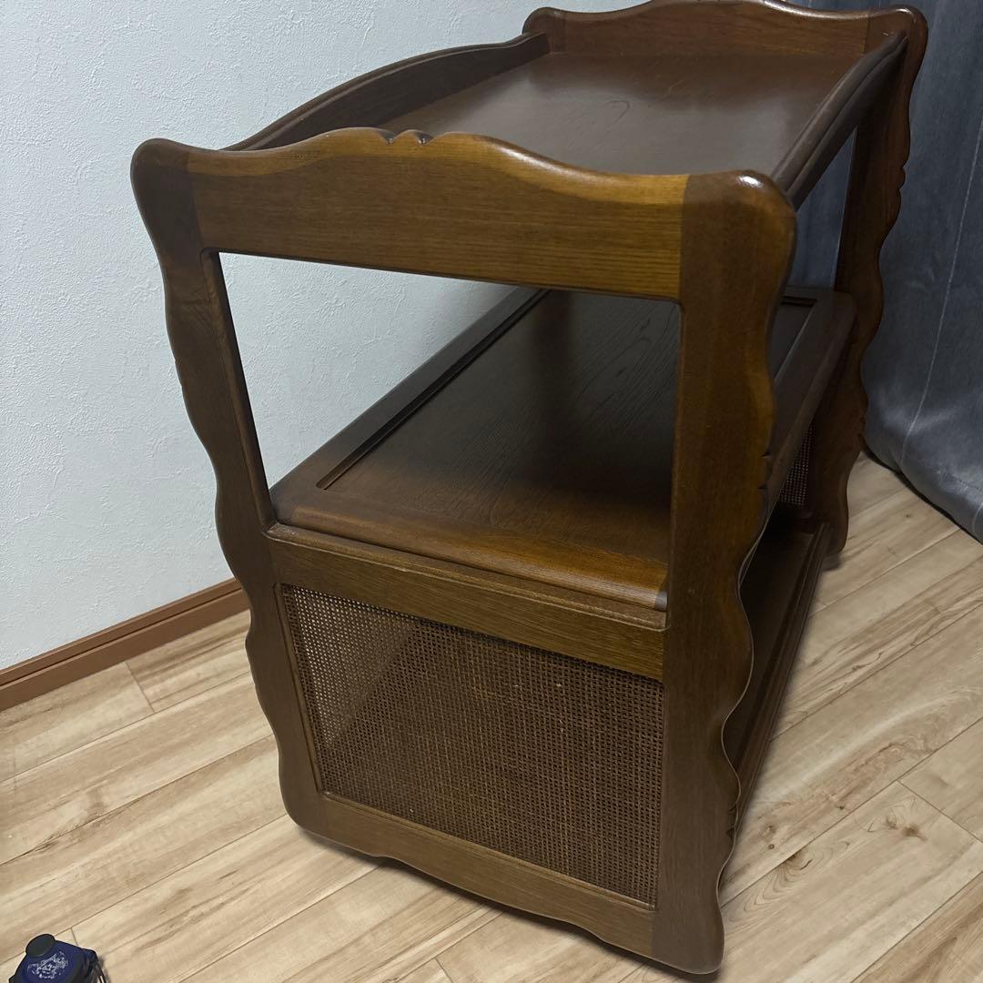 カリモク キッチン ワゴン 棚 キャスター 美品 最安値の通販はau PAY