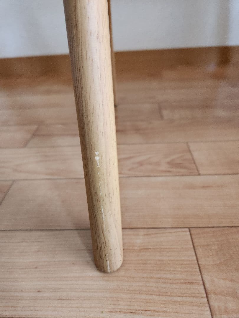 無印良品　残反をつかったスタッキングスツール　ネイビー