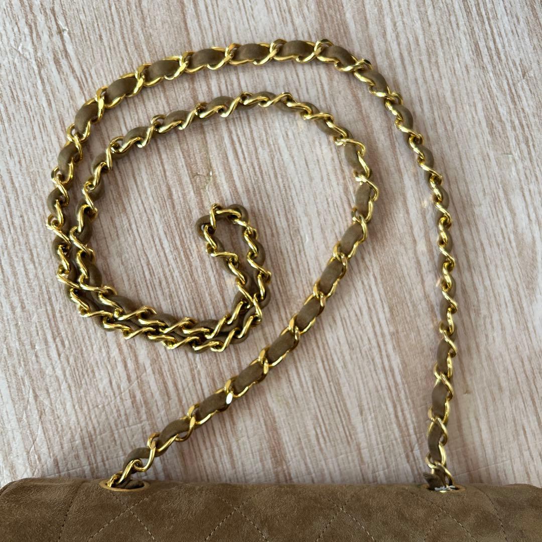 シャネル　CHANEL マトラッセ　チェーン　スエード