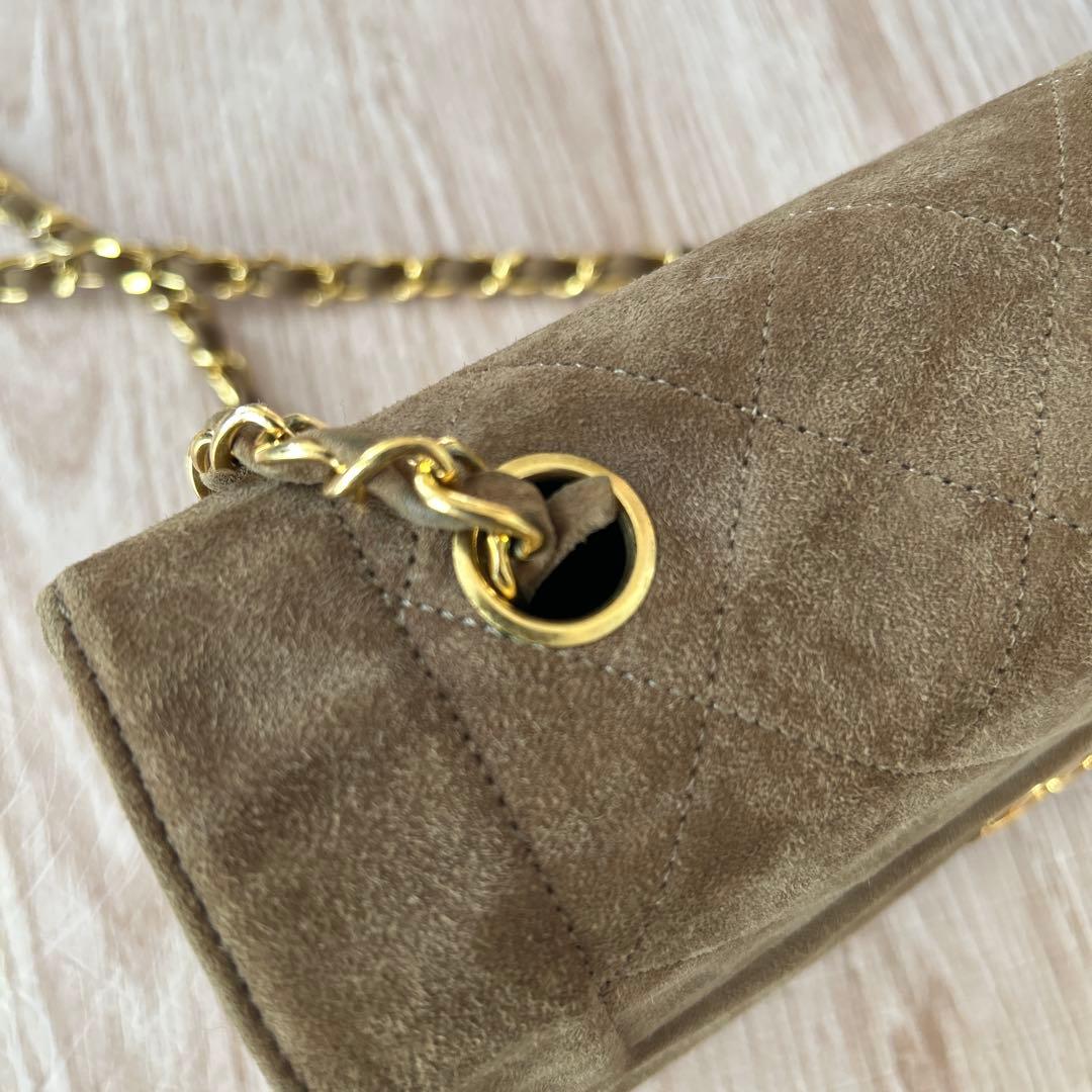 シャネル　CHANEL マトラッセ　チェーン　スエード