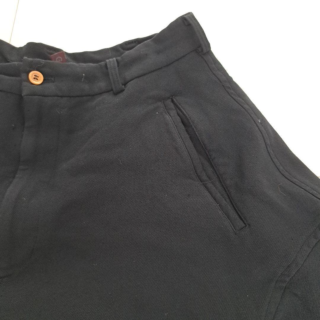 コム・デ・ギャルソン　２０１４　ポリエステル縮絨フレアキュロットパンツ