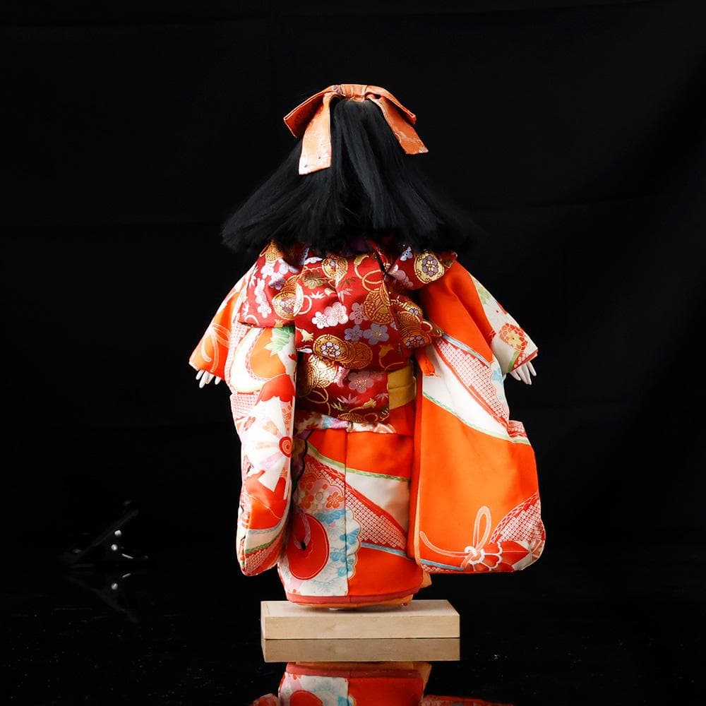 T 維文作 市松人形 曰く付き 呪いの市松人形 ホラー 着物 工芸品