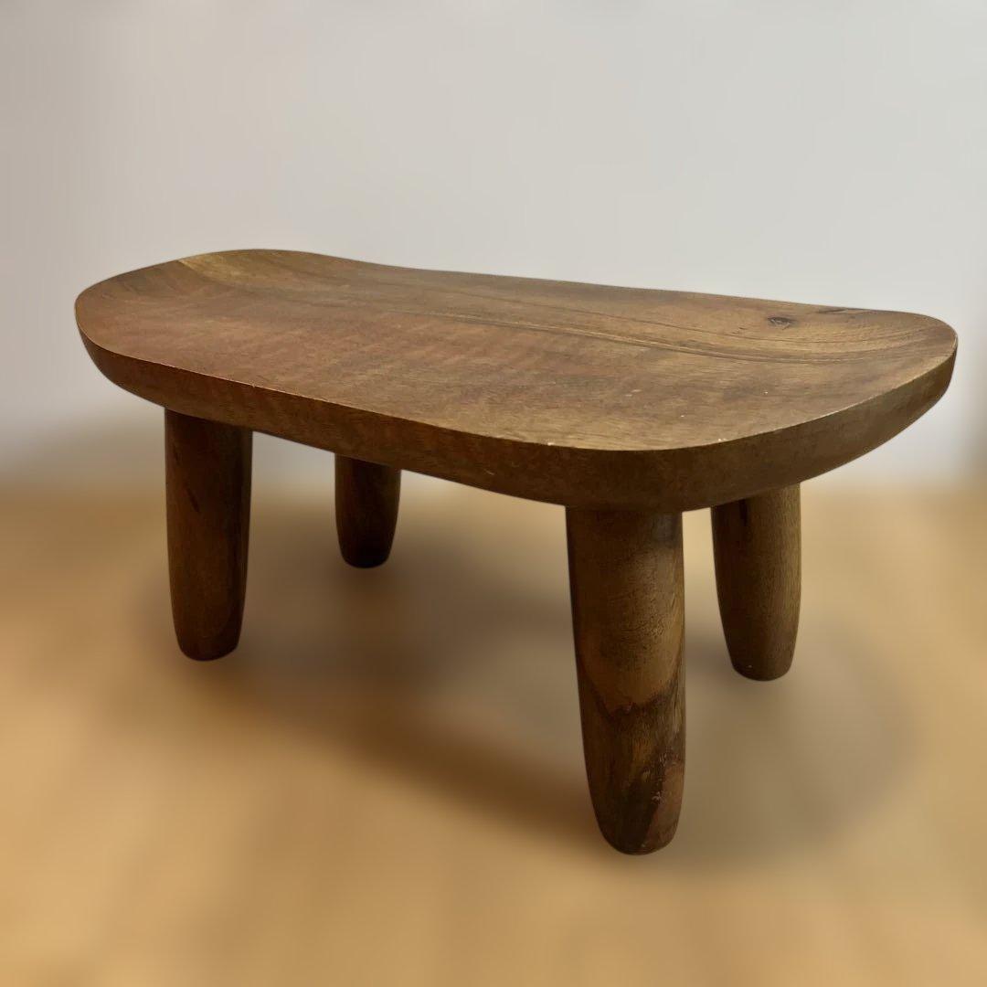 ZARA木製オーバルスツール