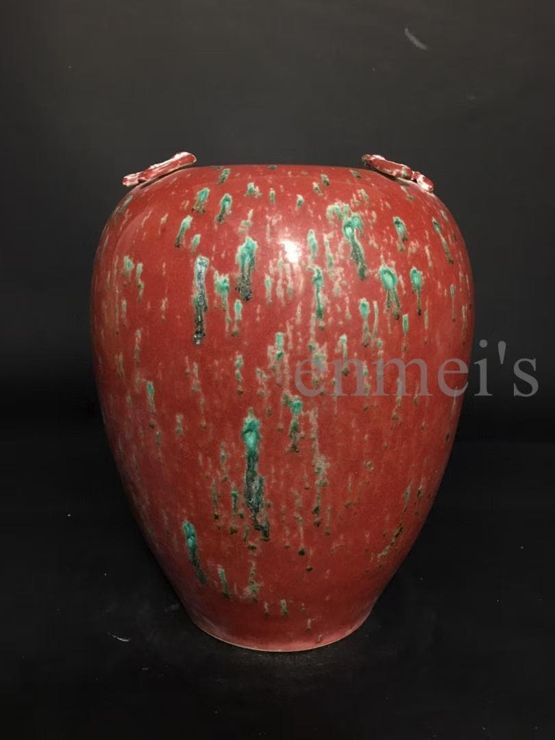 中国古陶磁、美人醉釉陶壺、陶磁器 斑点釉壺、装飾壺、観賞用壺、収蔵品、工芸美術