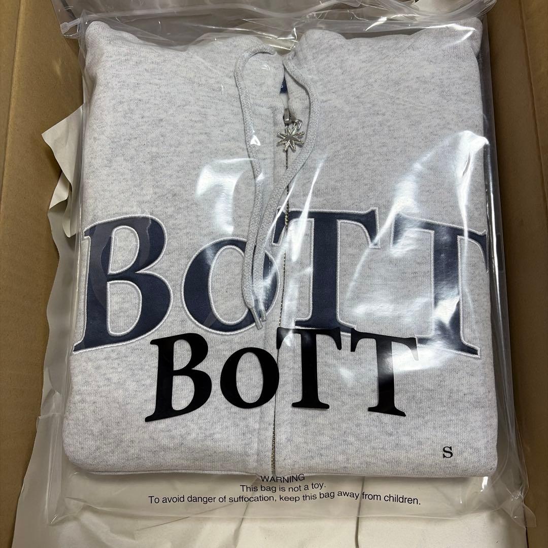 【S最安値】BoTT OG Logo Zip Hoodie グレー ash S