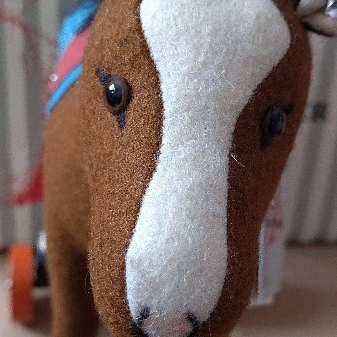 新品・ギフトBOX付】シュタイフ 木馬のぬいぐるみ お孫さんへの贈り物に