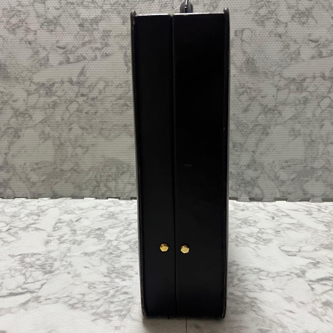 ロエベ アタッシュケース ビジネスバッグ アナグラム レザー ブラウン