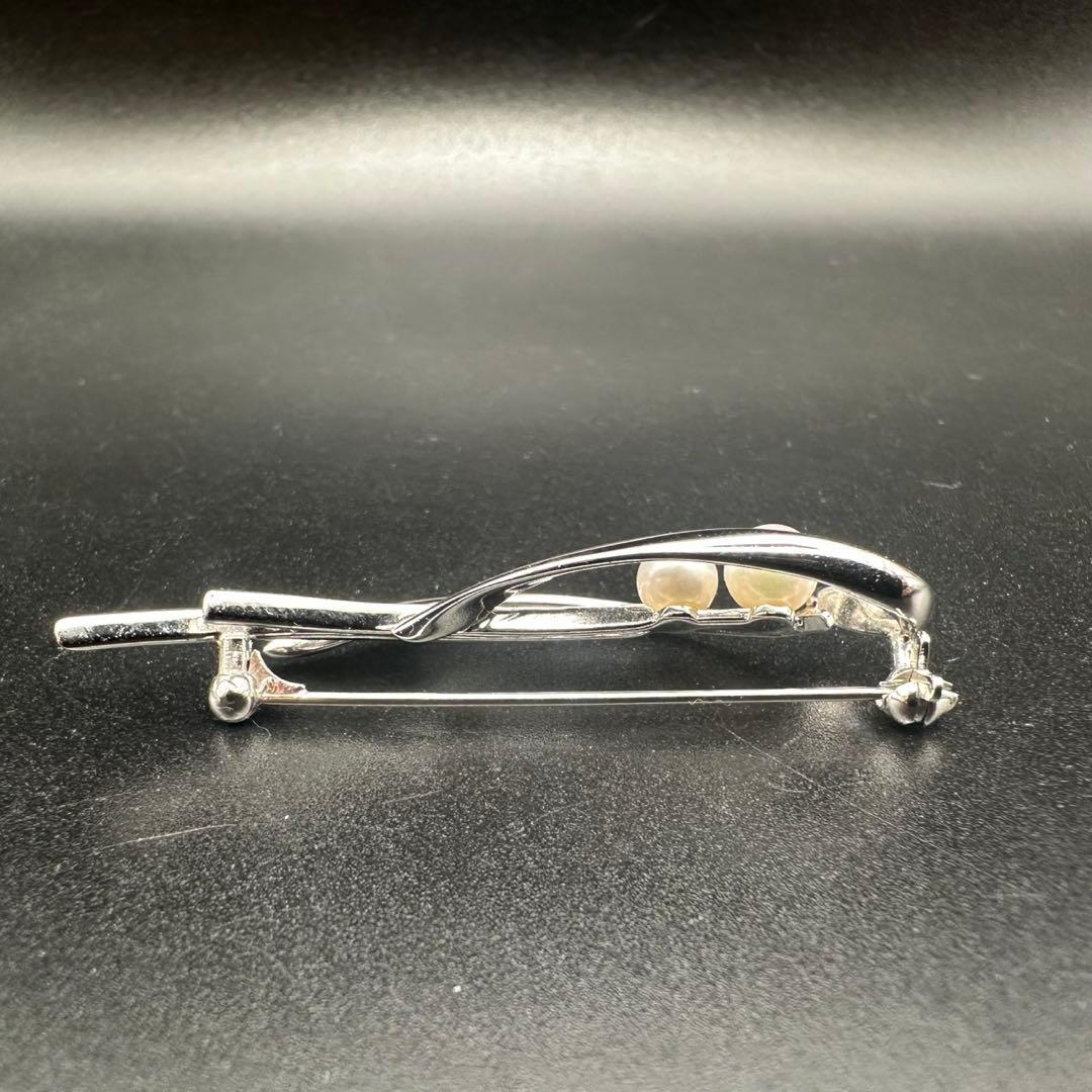 極美品 MIKIMOTO ミキモト パール ブローチ ロゴ 刻印 1561｜Yahoo