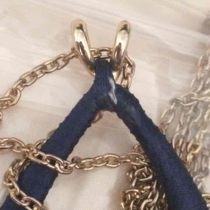 青と白の抽象デザインの陶器花瓶 松風栄一 木箱付き 京焼 染付 昭和