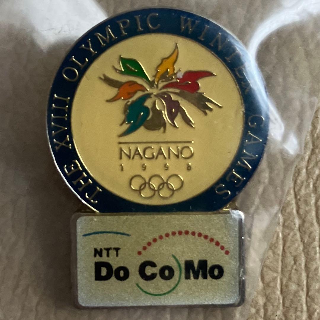 未使用】1998年長野オリンピック冬季大会 NTT ピンバッジ 3点セット