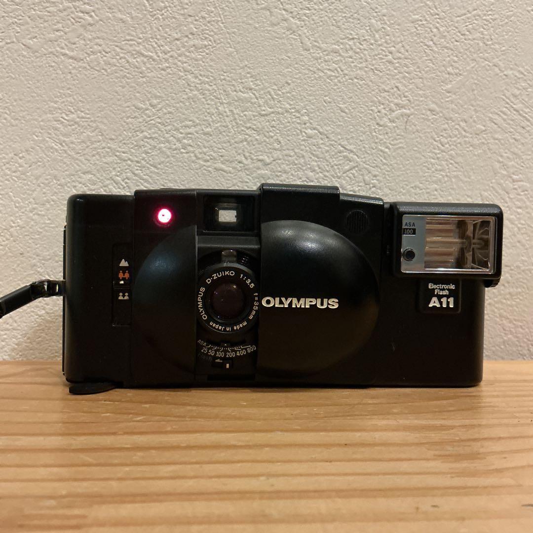 Olympus XA2＋ A11 フラッシュ付 コンパクトカメラ【動作確認済