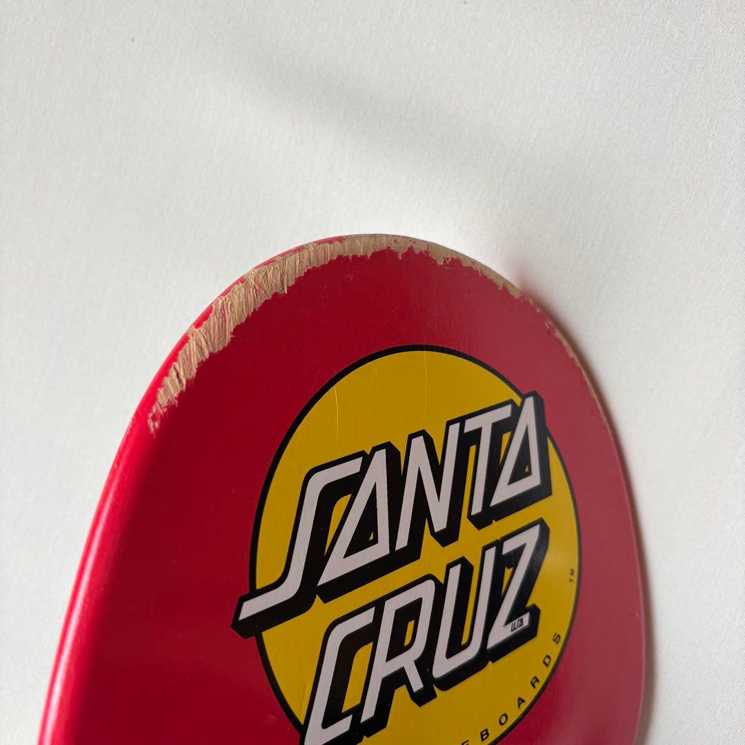 SANTA CRUZ スケートボード 黄色の手のデザイン