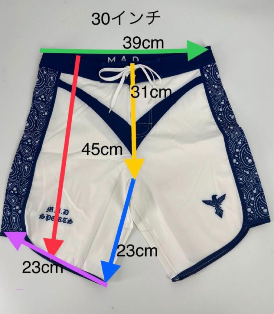 M.A.D SPORTS サーフパンツ フィジーク（サイズ30)