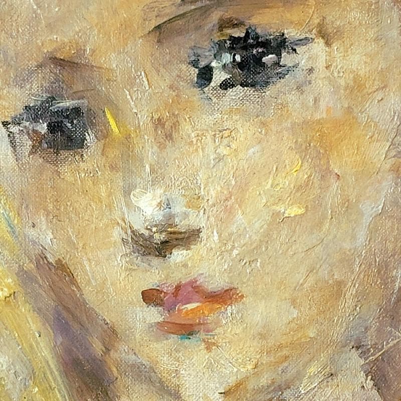 ☆佐藤吉五郎☆「少女」油絵 SM 二科会 - メルカリ