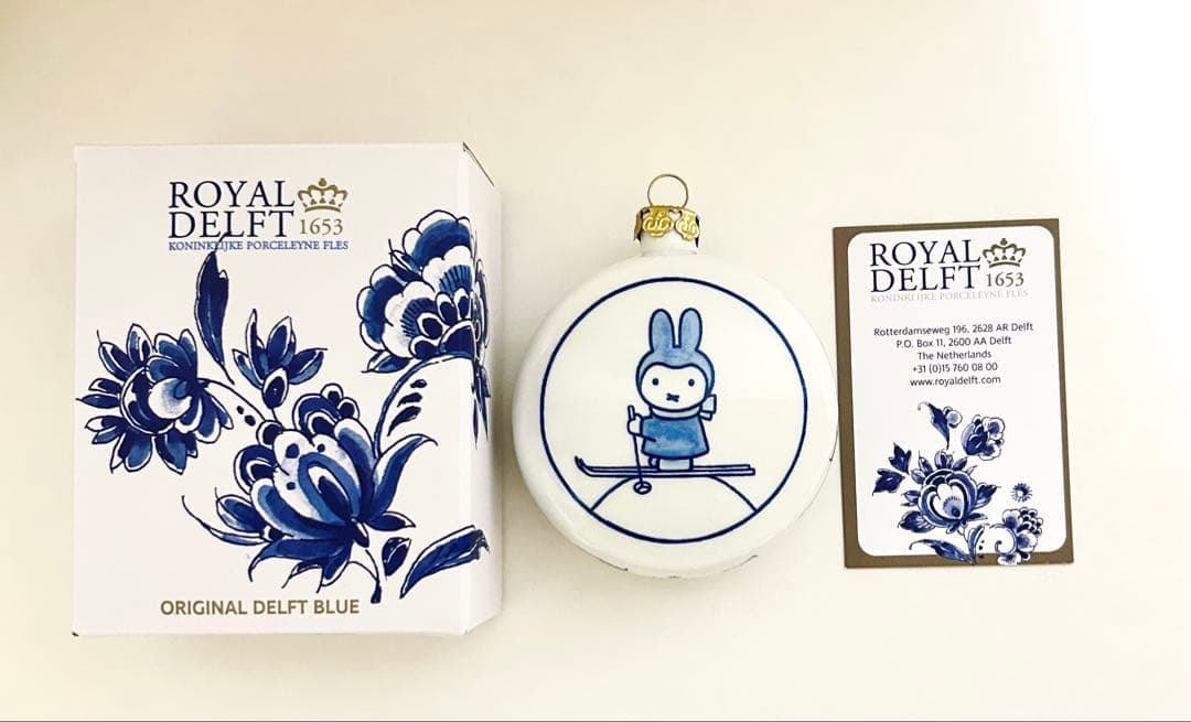 万博 オランダ ロイヤルデルフト Royal Delft ミッフィー オーナメン