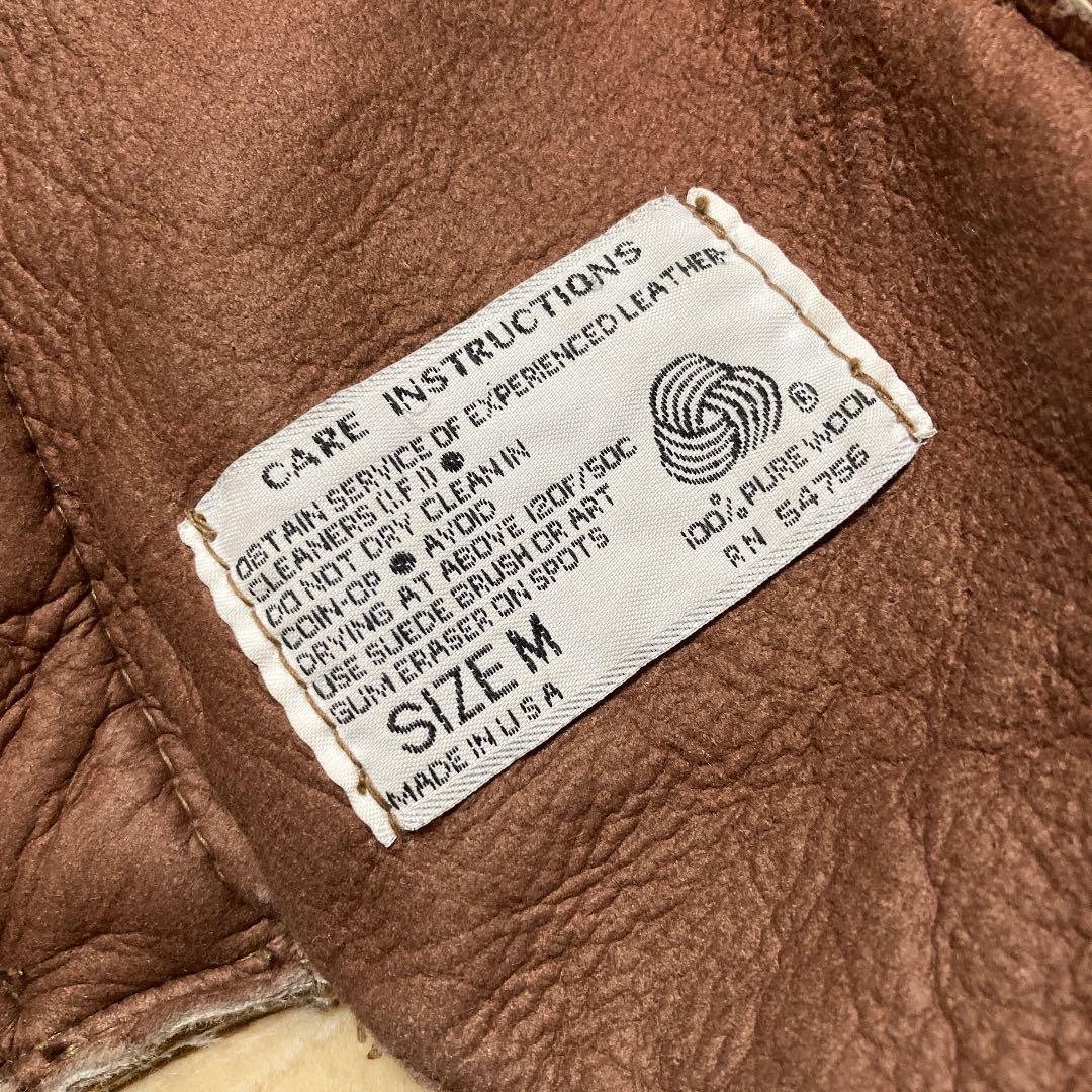 ウサ吉様専用】 メンズ ジャケット 皮 スウェード ボア M ビンテージ