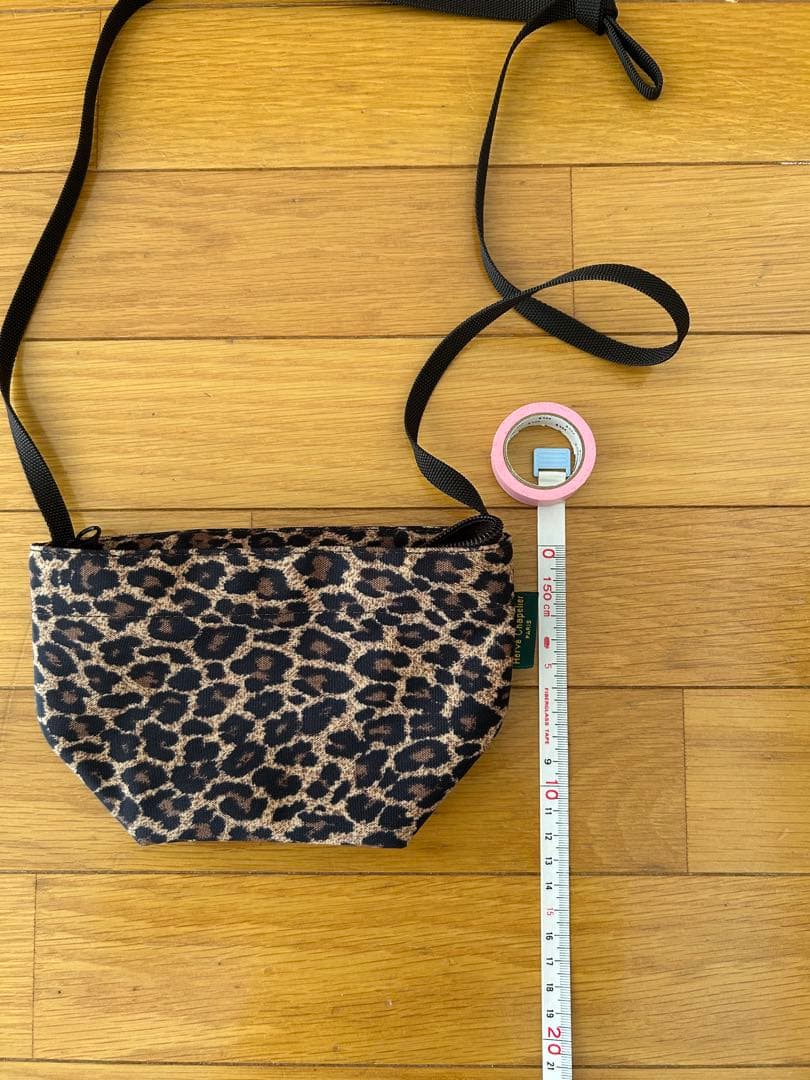 エルベシャプリエ ヒョウ柄 レオパード ミニショルダーバッグ ポシェット