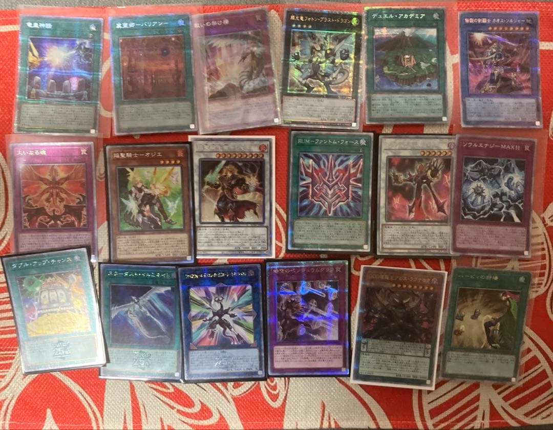 遊戯王　スリーブ、デッキ、未開封パックなど