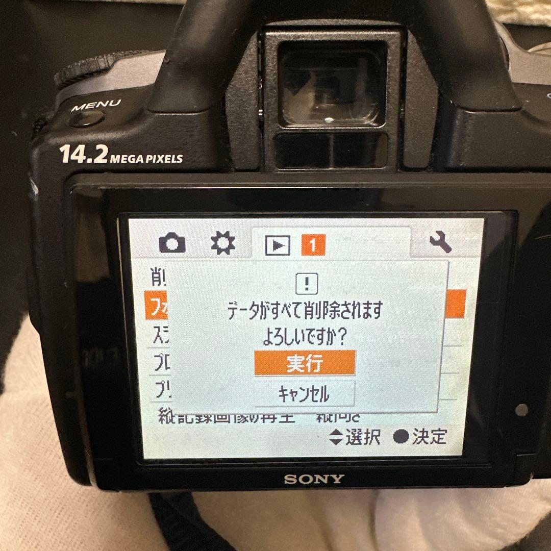 SONY α380 デジタル一眼レフカメラ 動作確認済 レンズセット 中古良品