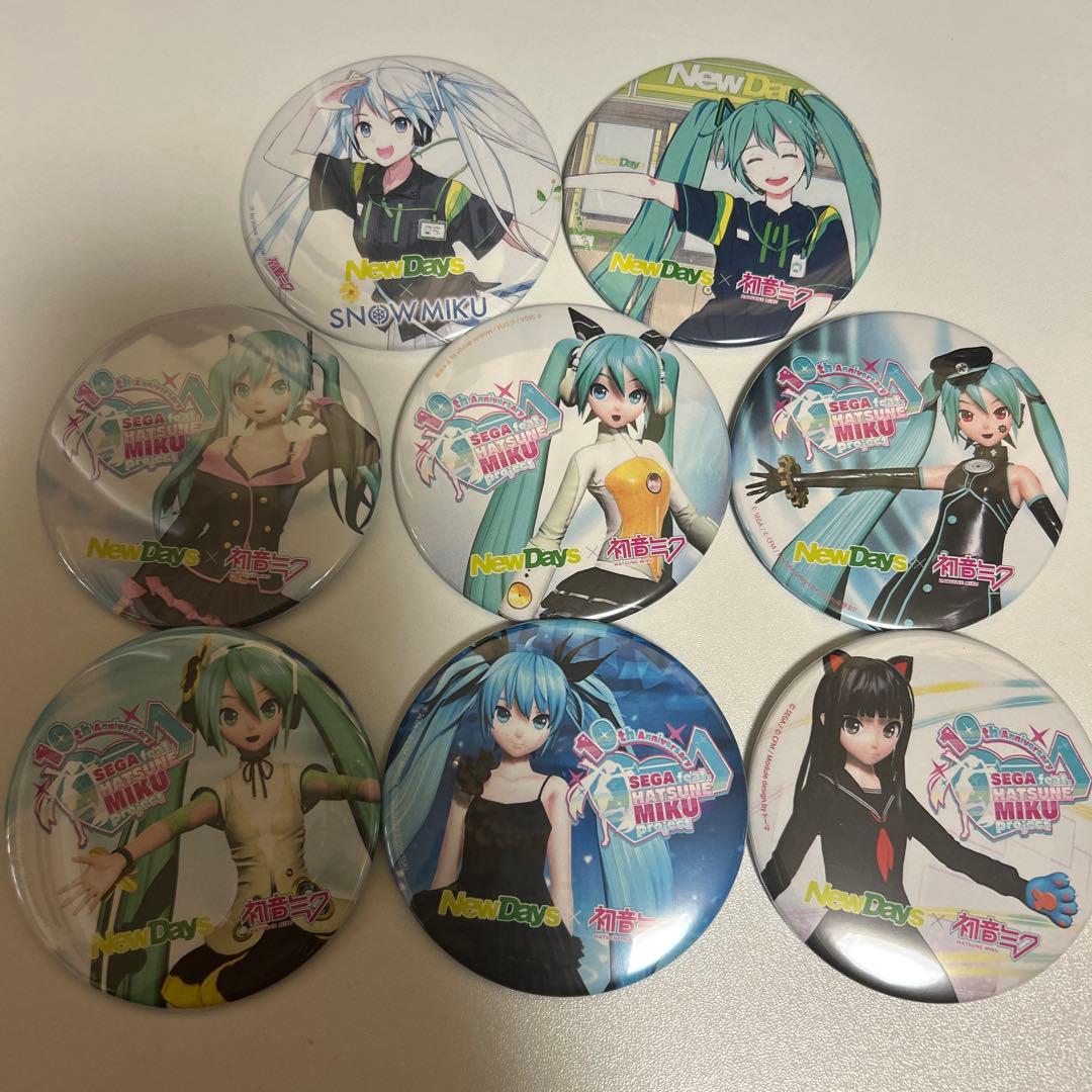 初音ミクNewDaysコラボ 缶バッジ全種セット