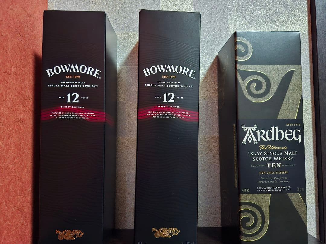 ☆早い者勝ち☆最安値☆ボウモア シェリー 2本 アードベック10年 3