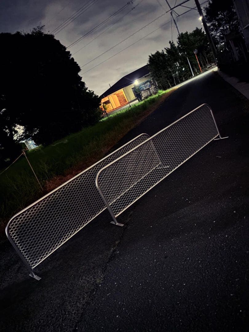 愛犬の脱走防止に！！自立式 アメリカンフェンス風バリケード 1400×400